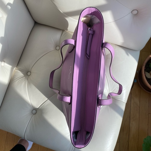 Kate Spade Kerri Medium Tote | Lavender Smooth Leather Zip-Top - Picture 7 of 12